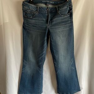 American Eagle Womens Favorite Boyfriend Super Stretch Jeans Size 14 Regular